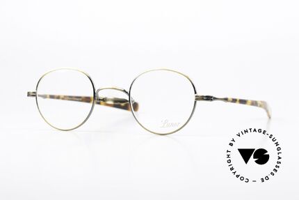 Lunor Swing A 32 Panto Asiatische Version Kleiner Steg, alte Lunor Brille mit Schaukelsteg bzw. Schwenksteg, Passend für Herren und Damen