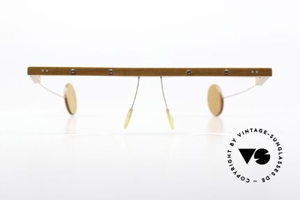 P. Klenk Bauhaus Vintage Brille Bauhaus Stil, absolute Rarität in Handarbeit von Peter Klenk gefertigt, Passend für Herren