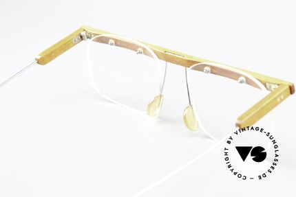 P. Klenk Bauhaus Vintage Brille Bauhaus Stil, DEMOgläser sind beliebig austauschbar (inkl. Etui von RS), Passend für Herren