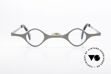 Theo Belgium Culte Aussergwöhnliche 90er Brille, tolle LESE-Brille; einfach entzückend & schwungvoll, Passend für Herren und Damen