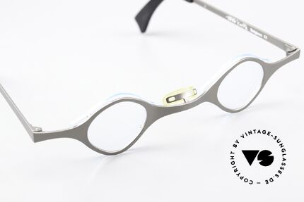 Theo Belgium Culte Aussergwöhnliche 90er Brille, KEINE RETRObrille, sondern ein 30 Jahre altes Unikat, Passend für Herren und Damen