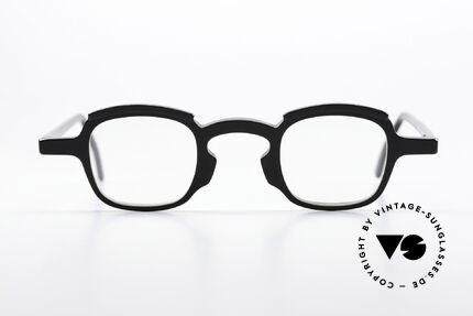 Theo Belgium Peche Eckige Designerbrille 90er, 'Theo' bekannt als Gegenpol zum üblich 'Mainstream', Passend für Herren und Damen