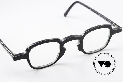 Theo Belgium Peche Eckige Designerbrille 90er, ungetragenes Theo-Exemplar für die, die sich trauen, Passend für Herren und Damen