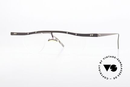 Theo Belgium Tita V 4 Titanium Modell von 1992, Theo Belgium: die eigenwilligste Brillenmarke, weltweit, Passend für Herren und Damen