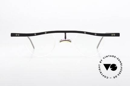 Theo Belgium Tita V 4 Titanium Modell von 1992, in 1989 gegründet als 'ANTI MAINSTREAM' Brillenmode, Passend für Herren und Damen