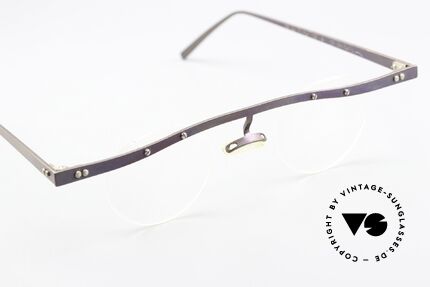 Theo Belgium Tita V 4 Titanium Modell von 1992, ungetragenes Theo-Original und KEINE RETROBRILLE!, Passend für Herren und Damen