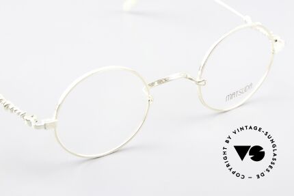Matsuda 2869 Runde 90er Vintage Brille, ungetragenes EINZELSTÜCK für alle Qualitäts-Liebhaber, Passend für Herren und Damen