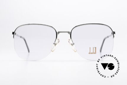 Dunhill 6020 Ruthenierte Luxus Fassung, Nylor-Brille (halb randlos / rahmenlos); Gr. 56-19, Passend für Herren