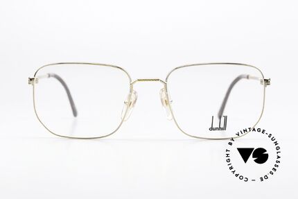 Dunhill 6139 Vergoldete Vintage Fassung, klassisches Brillendesign in Größe 55-19, 140mm, Passend für Herren