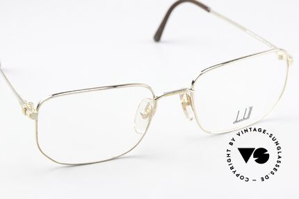 Dunhill 6139 Vergoldete Vintage Fassung, ungetragen (wie alle unsere vintage Dunhill Brillen), Passend für Herren