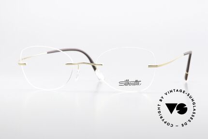 Silhouette 5541 Randlose Titaniumbrille Details