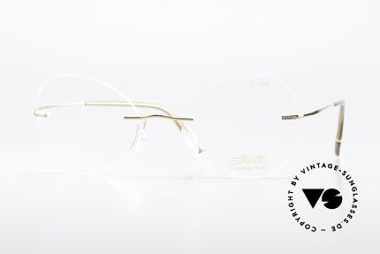 Silhouette 5538 23kt Gold Plated Edition, Silhouette 5538 ID 7520 Brille, Größe 54-17, 145, Passend für Damen