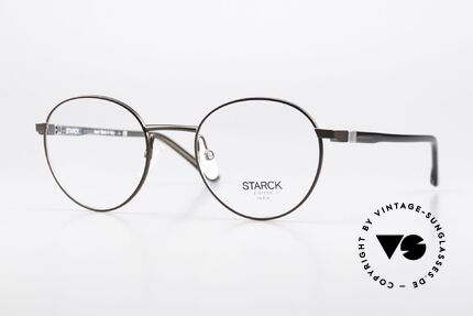 Starck Eyes SH2042 High Tech Panto Brille, Starck Eyes Brille SH2042 0004, Gr. 49/21, 145mm, Passend für Herren und Damen