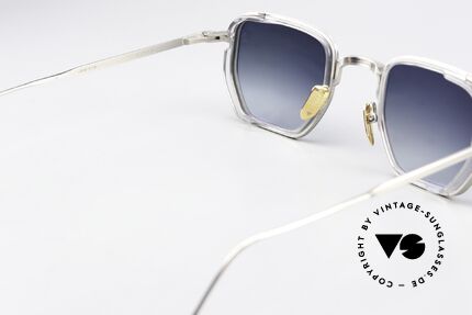 Jacques Marie Mage Atkins Eckige Outlaw Sonnenbrille, stilvoller und besser geht's nicht (muss man fühlen!), Passend für Herren