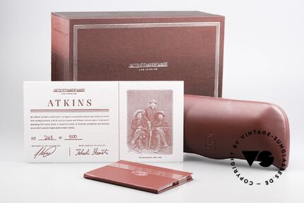 Jacques Marie Mage Atkins Eckige Outlaw Sonnenbrille, Größe: large, Passend für Herren
