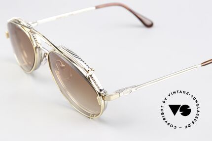 Bugatti 14009 Herrenbrille 80er Bicolor, Federgelenke und herausragende TOP-Qualität, Passend für Herren