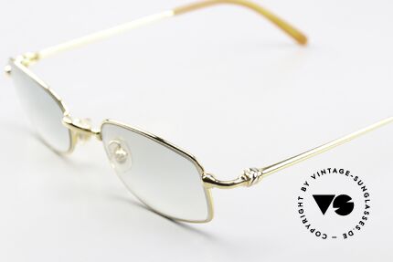 Cartier Sadir 22kt Thin Rim Collection, leichter Rahmen (angenehm zu tragen); in Größe 49°21, Passend für Herren und Damen