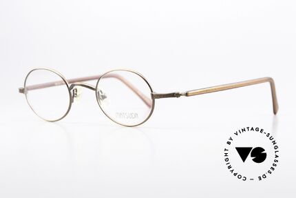 Matsuda 10136 Oval Runde Vintage Brille, fühlbar herausragende Top-Qualität aller Komponenten, Passend für Herren und Damen