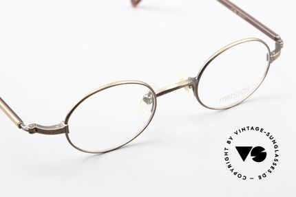 Matsuda 10136 Oval Runde Vintage Brille, wahre Handwerkskunst (made in Japan), die Zeit kostet, Passend für Herren und Damen