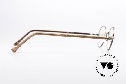 Matsuda 10136 Oval Runde Vintage Brille, ungetragenes Einzelstück für Leute, die sowas schätzen, Passend für Herren und Damen