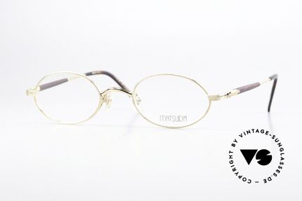 Matsuda 10116 Kleine Ovale Vintage Brille Details