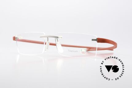 Tag Heuer 3110 Reflex Titan Luxusbrille Randlos, Tag Heuer Brille TH 3110, color 005, Gr. 53-16, Passend für Herren