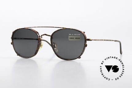 Giorgio Armani 169 Clip On 80er Vintage Brille Details