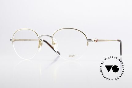 Bugatti 26668 Seltene 90er Panto Brille Details