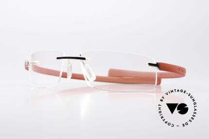 Tag Heuer 5201 Reflex Platin Sport Luxusbrille, Tag Heuer Brille TH 5201, color 003; Gr. 58-15, Passend für Herren