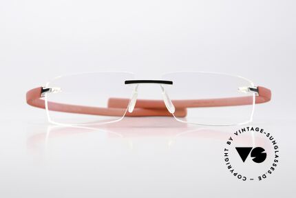 Tag Heuer 5201 Reflex Platin Sport Luxusbrille, eine extrem sportliche Randlosbrille für Herren, Passend für Herren