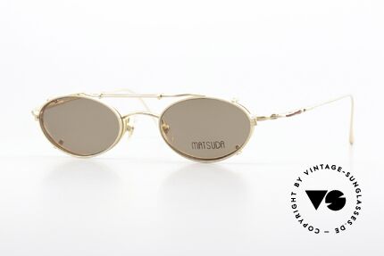 Matsuda 10139 Clip On Vintage Brille 90er Details