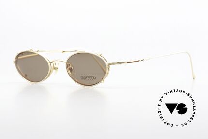 Matsuda 10139 Clip On Vintage Brille 90er, fühlbar herausragende Top-Qualität aller Komponenten, Passend für Herren und Damen