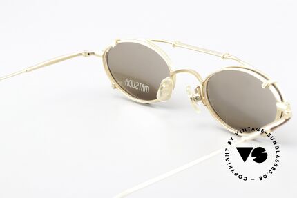 Matsuda 10139 Clip On Vintage Brille 90er, ungetragenes Einzelstück für Leute, die sowas schätzen, Passend für Herren und Damen