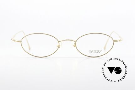 Matsuda 10139 Clip On Vintage Brille 90er, Größe: medium, Passend für Herren und Damen