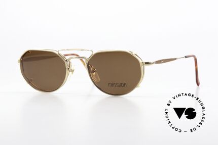 Matsuda 2867 Clip On Brille Vergoldet 90er Details