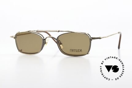 Matsuda 10133 Clip On Brille 90er Titan Details