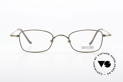 Matsuda 10133 Clip On Brille 90er Titan, Größe: medium, Passend für Herren und Damen