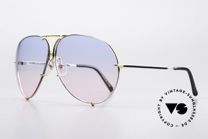 Porsche 5621 Unikat Baby-Blau Pink Verlauf, hier eine Customized Version; weltweites Einzelstück!, Passend für Herren