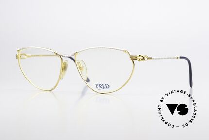 Fred Alize - L Damen Luxus Brille Large Details