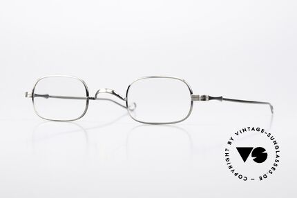 Lunor II 00 Metallfassung Antik Silber, rare, alte Lunor Brille; klassisch zeitloses Design!, Passend für Herren und Damen