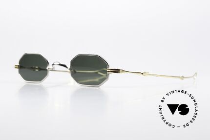 Lunor I 01 Telescopic Bicolor Platin & Vergoldet, mit den legendären ausziehbaren Teleskop-Bügeln, Passend für Herren und Damen