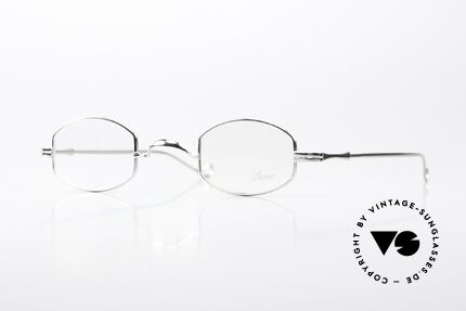 Lunor II 02 Kleine Brille Platin Plattiert Details