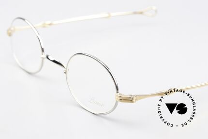 Lunor I 10 Telescopic Platin Plattiert & Rosé Gold, ovales Modell "I 10", Gr. 43/25, mit Teleskopbügeln, Passend für Herren und Damen