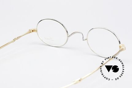 Lunor I 10 Telescopic Platin Plattiert & Rosé Gold, edle, platin-plattierte Front mit Bügeln in Rosé-Gold, Passend für Herren und Damen