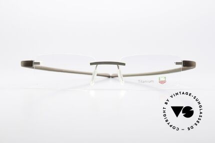 Tag Heuer 3110 Reflex Titan Luxusbrille Randlos, eine extrem sportliche Randlosbrille für Herren, Passend für Herren