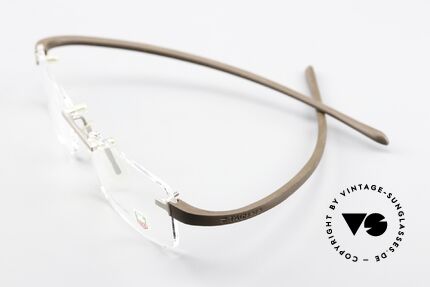 Tag Heuer 3110 Reflex Titan Luxusbrille Randlos, idealer Halt (schmiegen sich dem Gesicht an), Passend für Herren