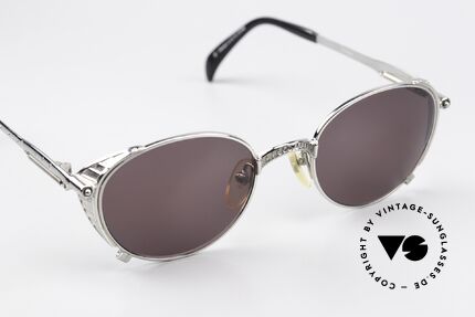 Jean Paul Gaultier 56-4174 Steampunk Sonnenbrille 90er, interessante Designdetails: typisch 90er Gaultier, Passend für Herren und Damen
