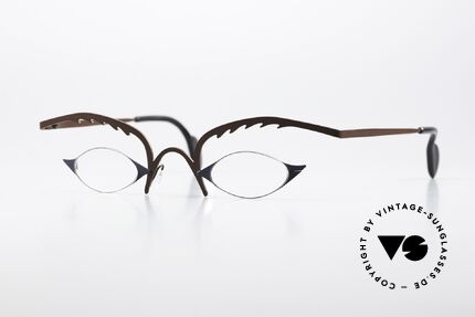 Theo Belgium Tibetan Verrückte Lesebrille Damen Details