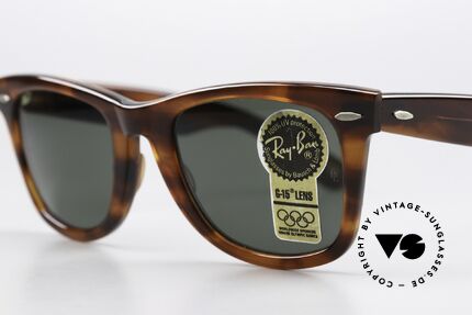 Ray Ban Wayfarer I Original USA Sonnenbrille, Bausch&Lomb Mineralgläser (100% UV Schutz), Passend für Herren und Damen Ray Ban Wayfarer I Original USA Sonnenbrille, Bausch&Lomb Mineralgläser (100% UV Schutz), Passend für Herren und Damen