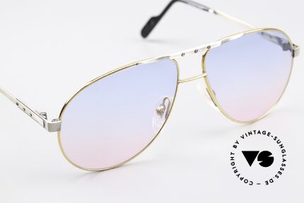 Alpina M1F771 Sonnengläser Babyblau-Pink, ungetragen; wie alle unsere vintage Sonnenbrillen, Passend für Herren